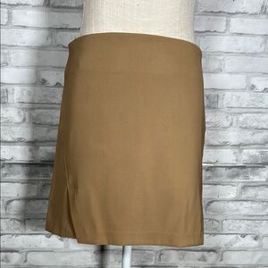 Terranova Tan Straight Pencil Skirt